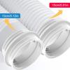 13cm/15cm AC Exhaust Hose Coupler AC Exhaust Hose Adapter Leak-Proof Replacement Extender Mount Adapter For Garage Indoor