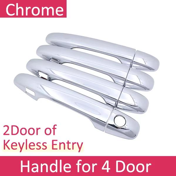 Hot Sale Chrome Car Door Handle Cover For Subaru Legacy BN BS 2015- 2016 2017 2018 Protective Trim Set Exterior Accessories