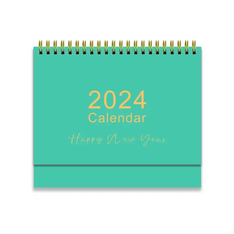 23x19cm Large Desk Calendar 2025 Standing Flip Desktop Calendar Daily Planning Monthly Calendar For Home Recording Events