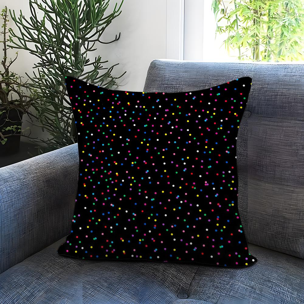 Starry Sky Texture Cushion Cover Comfortable Reversible Pillow Cover Ideal for Car Sofa Bedroom  Beyond