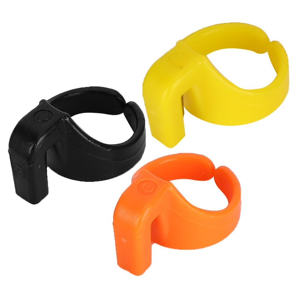 12PCS Plastic Thimble Thread Cutter Ring Sharp cutter Finger Ring cutter Hand Sewing