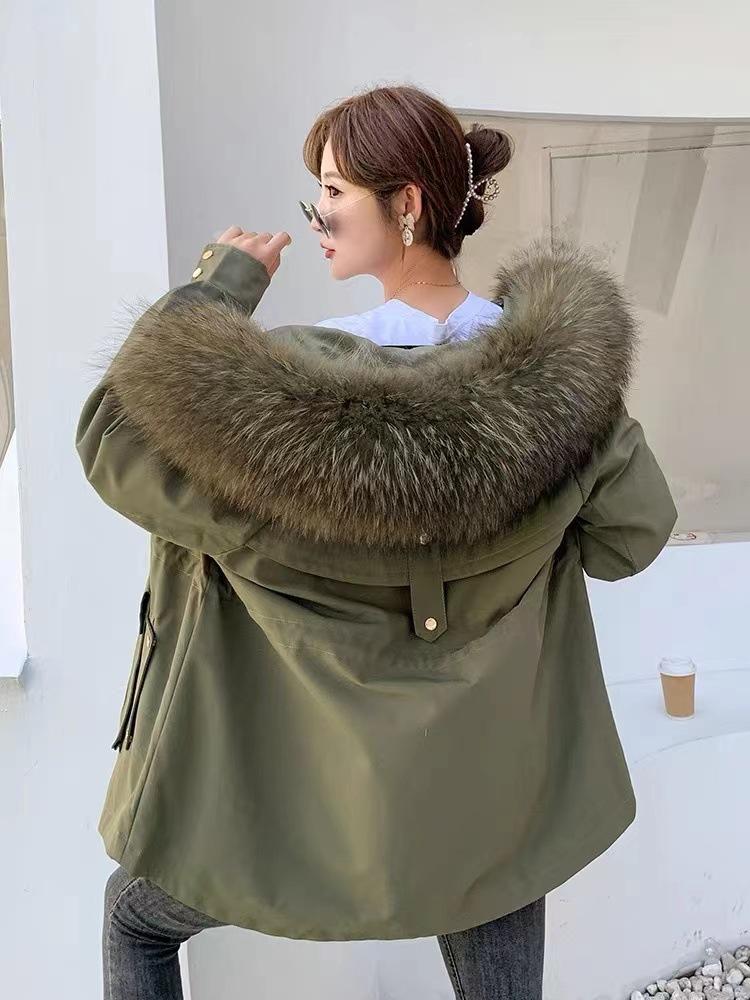 Women Korean Winter Parkas Jacket Loose Hooded Thick Warm Casual Cotton Padded Coat Female Overcoat Casual Lady Tops