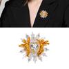 Spille Angelo Cuore Stile Accessorio Elegante Spilla Cuore Cupido per Donne Uomini Badge Gioiello Decorato con Strass