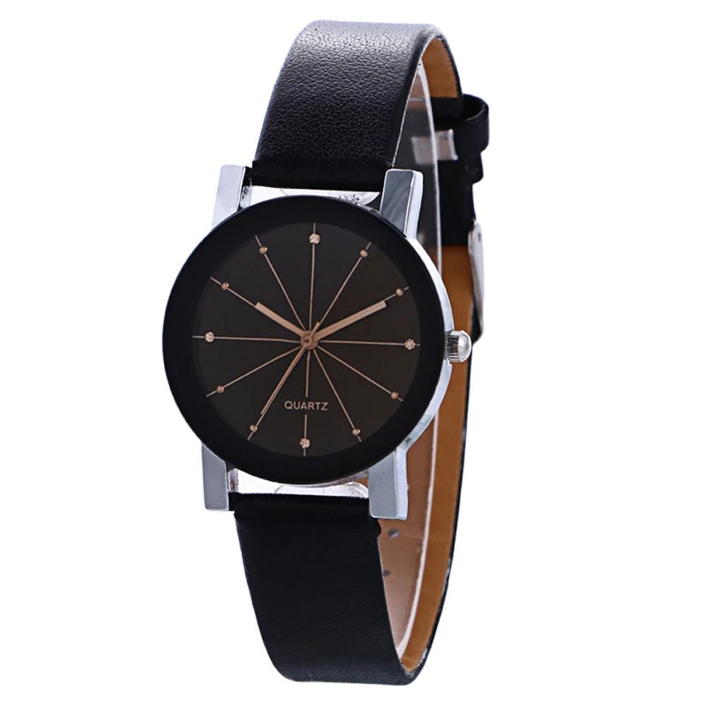 

Top Style Fashion Women Watch Luxury Leather Band Analog Quartz Wristwatch Ladies Watchs Black Clock Reloj De Mujer 2-Women