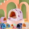 Soft Pet Sleeping Bed Cotton/Canvas Hamster Hammock Guinea Pig Nest Hamster House  Autumn