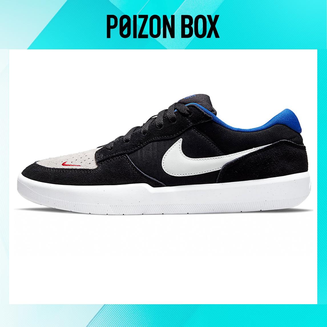 

кроссовки Nike SB Force 58 Unisex Skate shoes black/white/blue CZ2959-002