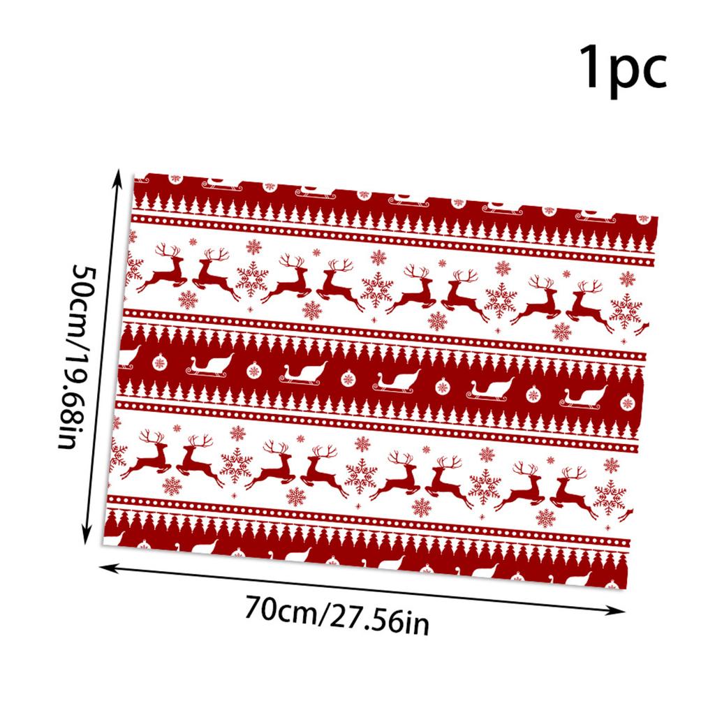 Christmas Gift Wrapping Paper, Handmade DIY Gift Box Party Supplies