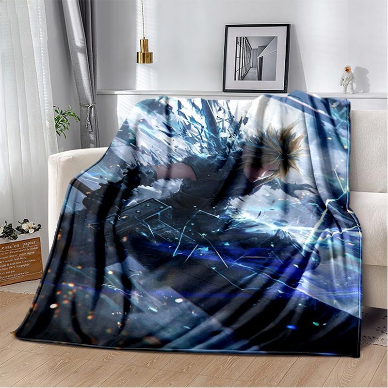 29 Style New Sephiroth Final Fantasy Games Cloud Tifa Aerith Blanket,Soft Throw Blanket for Home Bedroom Bed Sofa Cover Kids
