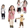 LUSON Okids Girls' Corduroy Harem Lantern Pants