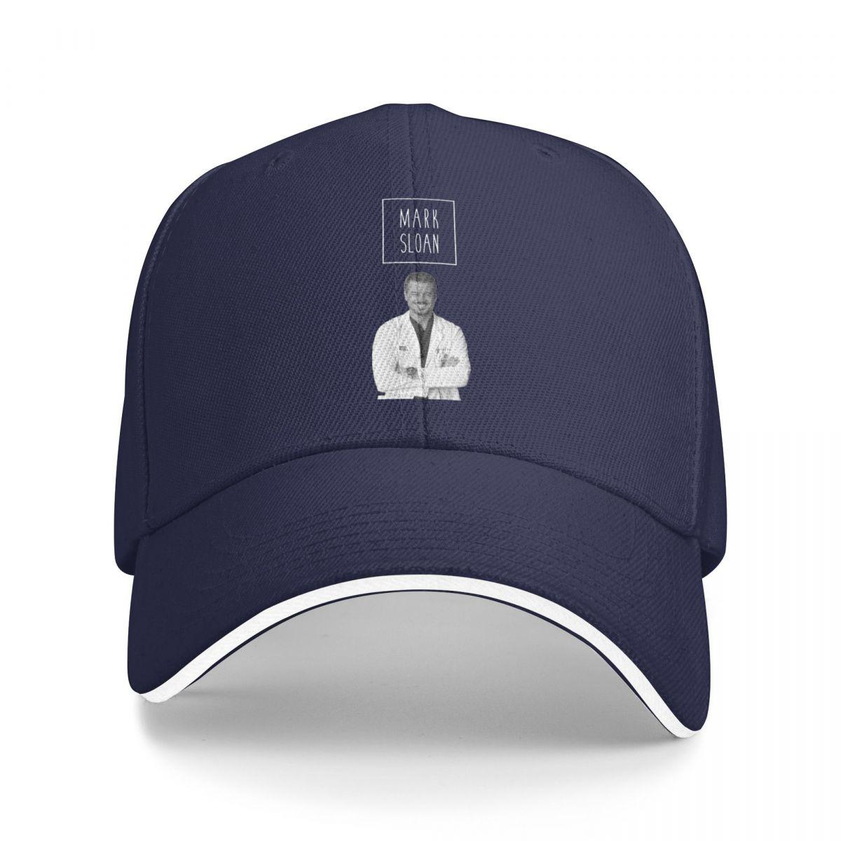 

Baseball Caps Mark Sloan Eric Dane RIP Trendy Customized FeUnisex Unisex Outdoor Spring Caps One Size