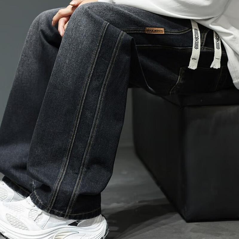 Jeanswest Men's Retro Straight Leg Outdoor Casual Jeans