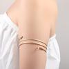 Anello da Braccio Serpente, Anello da Braccio Aperto Multistrato in Oro Animalier Personalizzato