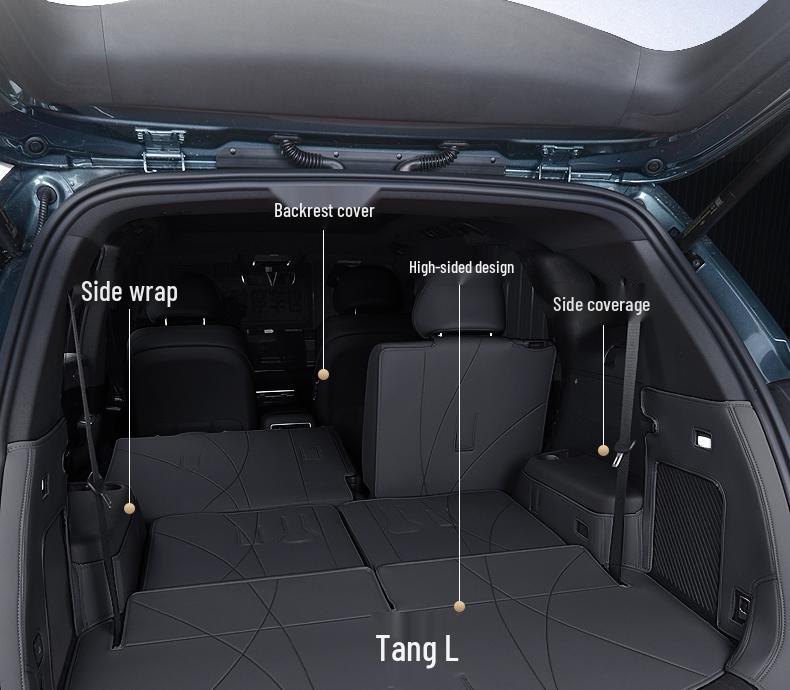 BYD Tang L 2025 Trunk Mat, Full Coverage for EV/DM-i/DM-p Models