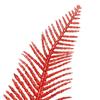 Decor Glitter Ornament Feather Leaf Glittery Artificial Plant Christmas Tree Flowers Feather Leaf
