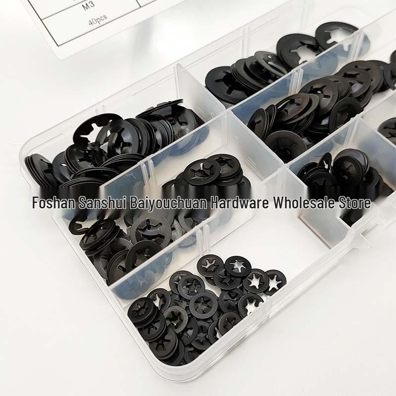 280-Piece Manganese Steel Flower Cam Bearing Lock Washers Set
