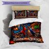 3PC Custom Name "Street Basketball Dreams" Bedding Set Printed Bedding Set Duvet Cover Closure Includes 1 Duvet Cover & 2 Pillowcases for All Seasons 