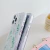 Floral Clear Phone Case For iphone 15 14 13 12 11 Pro Max Plus Silicone Soft TPU Shockproof Back Cover