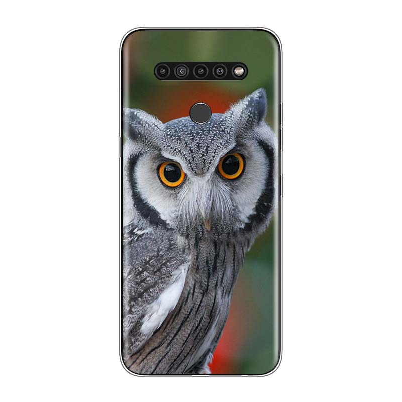Camouflage Owl Animal For LG V60 V50S V50 G8X G8S G8 G7 ThinQ 5G K61 K51S K41S K30 K20 Q60 Q9 Soft Phone Case