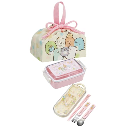 Skater Children's Lunch Box Drawstring Bag Sumikkogurashi Mole House Made in Japan KB7-A