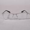 Black Frame Square Metal Reading Glasses For Men Anti blue Light Eyeglasses Women Business Office Men Reading Glasses+125+175