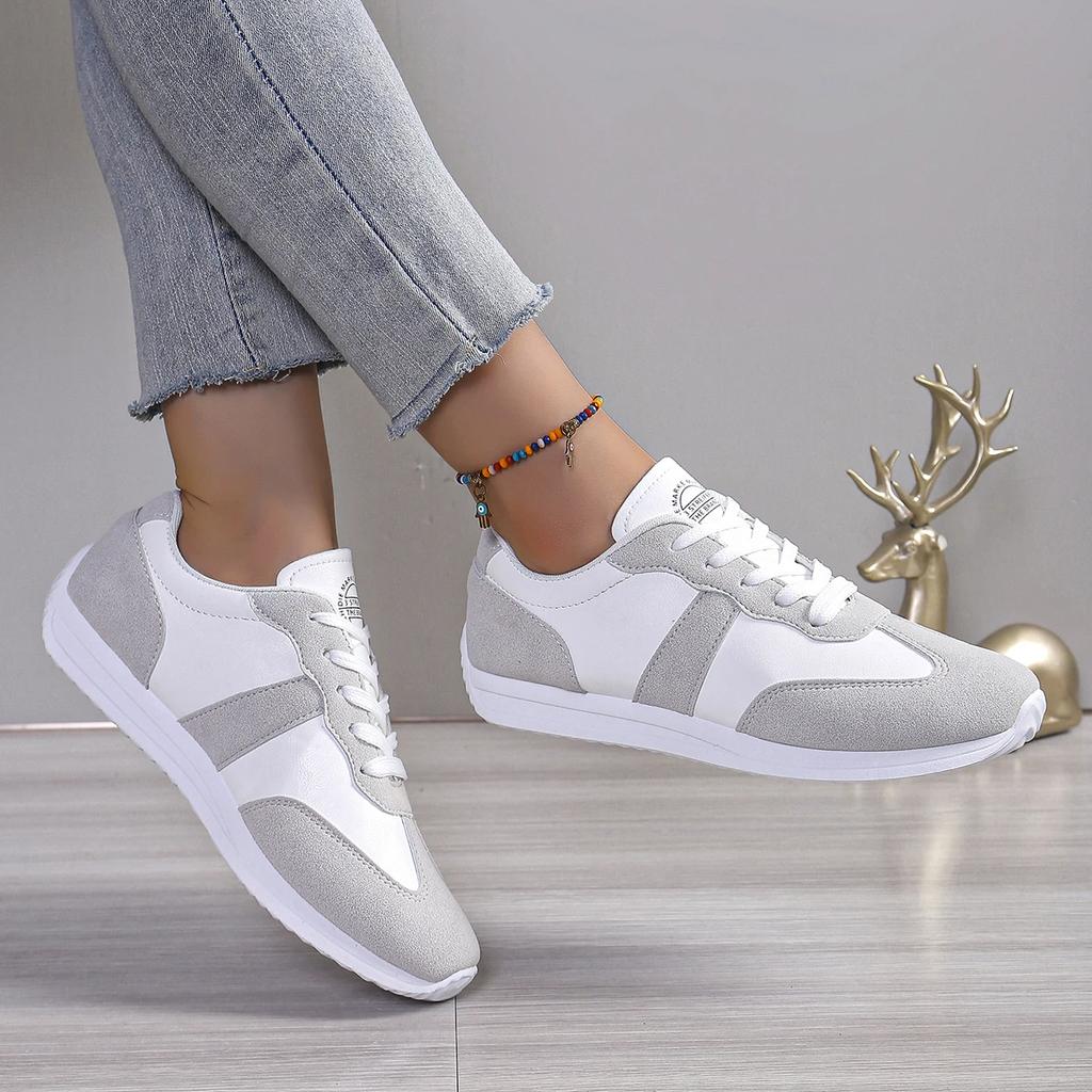 Fashion Autumn Women's Casual Shoes 2024 New Lace Up Flats Outdoor Sneakers for Women Platform Shoes Light Casual Women's Running Shoes