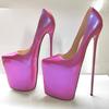 Scarpe da Donna Europee e Americane 2026, 30cm, Tacco Ultra-Alto, Punta Appuntita, Taglia Grande