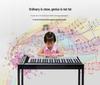 61-Key Silicone Roll-Up Piano: Portable Folding Electronic Keyboard for Beginners & Adults