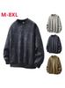 Men's Trendy Full Print Round Neck Hoodie, Plus Size M-8XL, Slim Fit.