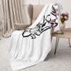 Custom Reggae Ainger Bichota Season Karol G Blankets Warm Flannel Throw Blanket for Bedding Travel Sofa