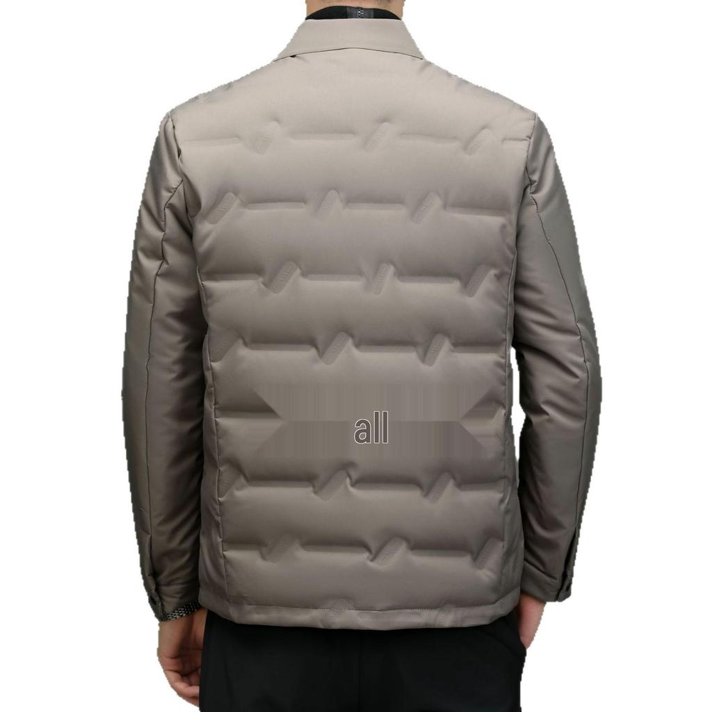 Men's Lightweight Shirt-Style Down Jacket - 2025 Autumn/Winter Business Casual Coat