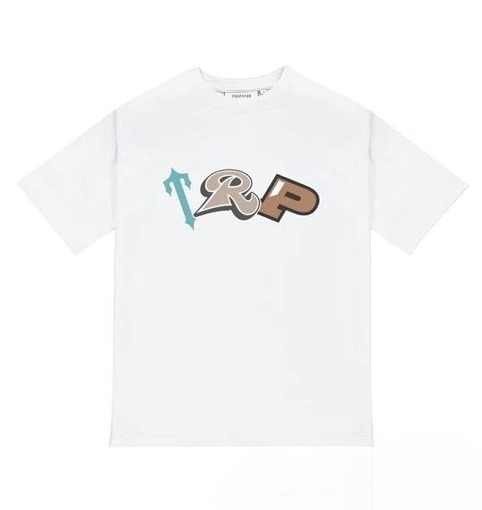 DRIPX Kurzarm Baumwoll-T-Shirt Rundhals Aufdruck Sommer Europa Amerika Trend Oberteil Tee