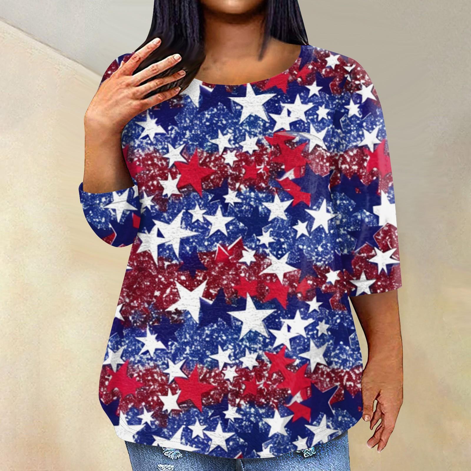 

Женский модный повседневный пуловер с круглым вырезом и рукавом три четверти с принтом XXXXL киноварь