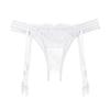 Sexy Black Silk Suspenders Integrated Lace Crotch Pants Mood Ultra-thin Knee White Stockings Uniform Temptation Garter