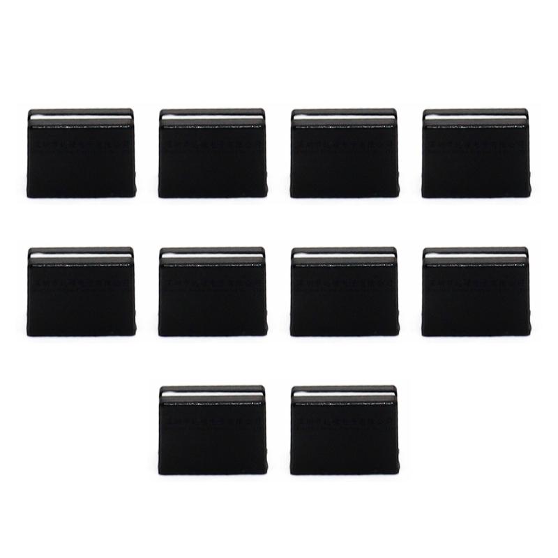 10Pcs Universal Fader Buttons Replacement High Strength Plastic Replacement Knobs Mixer Fader Caps For Music Equipment