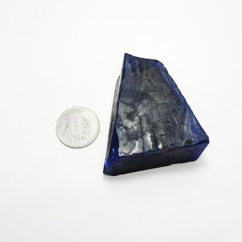 Natural Blue Sapphire Loose Gemstone 541.00 ct Uncut Rough for Craft Making September Birthstone