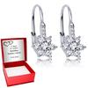 Srebrne Kolczyki 925 Kwiatki Angielskie Zapięcie
