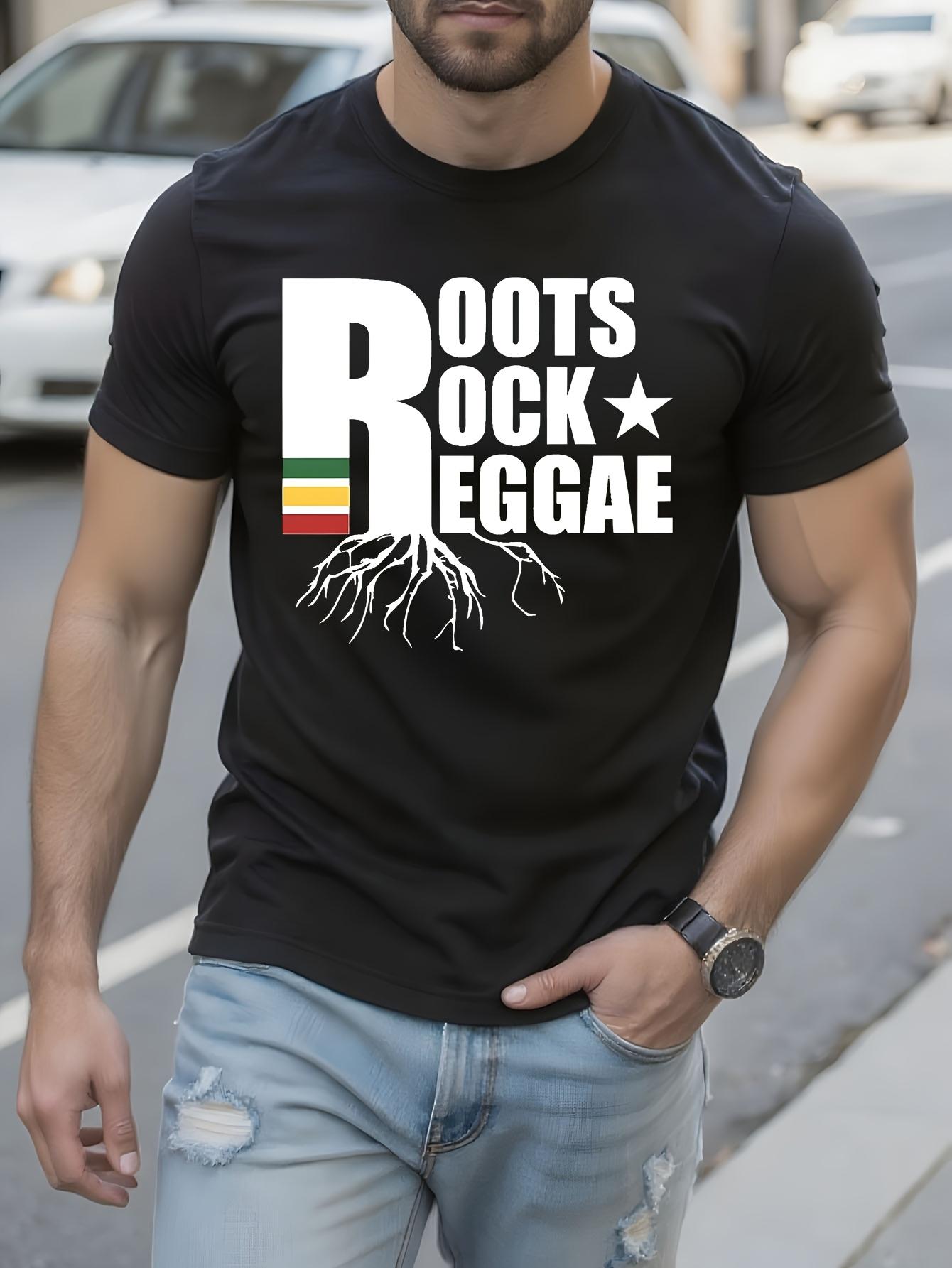 AFRICA Rasta Reggae Graphic Tshirt Graphic Tshirt - Black... XL
