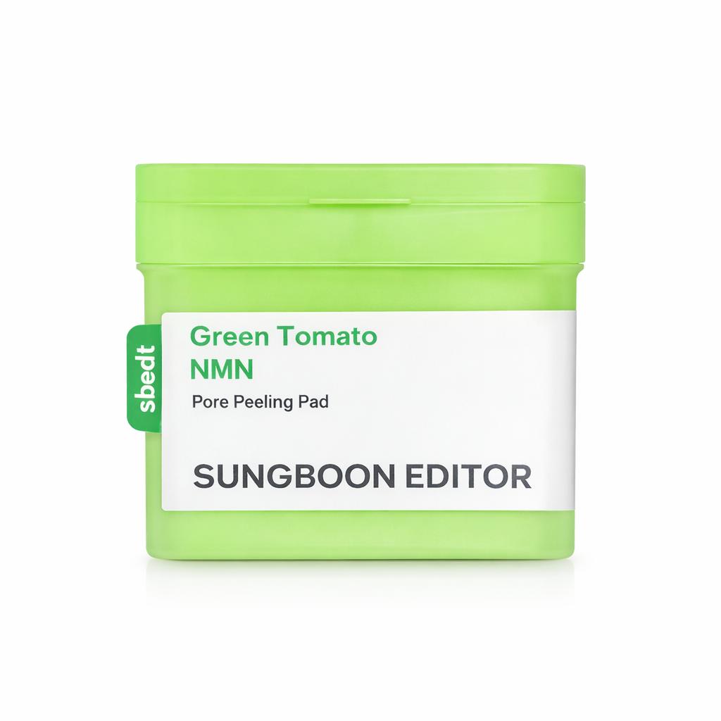 

SUNGBOON EDITOR Green Tomato NMN Pore Peeling Pad Exfoliating & Pore Care Toner Pads 60 Pads x2