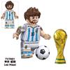 Building Blocks Soccer Series Figure Toy, Educational Creative Gift for Kids and Collectors, TV6501 OPP Bag