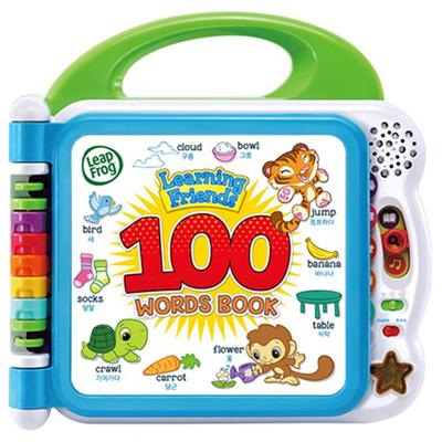 Leap Frog 100 Word Book: Words, Mixed Colors, Korean Toy Supplies
