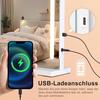 Miroir de coiffeuse - NETTLIFE - 70x55 cm - LED à intensité réglable - Grossissement x5 - Port USB
