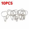10Pcs Metal Ear Reflexology Massage Clips Silicone Tip Ear Therapy Spring Clips  Facial Relaxation
