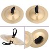 GLOGLOW 1 Pair Finger Cymbals, Musical Instruments, Rhythm Maker, Belly Dance Finger Cymbals, Brass, Jill, Dancer, Evening Party