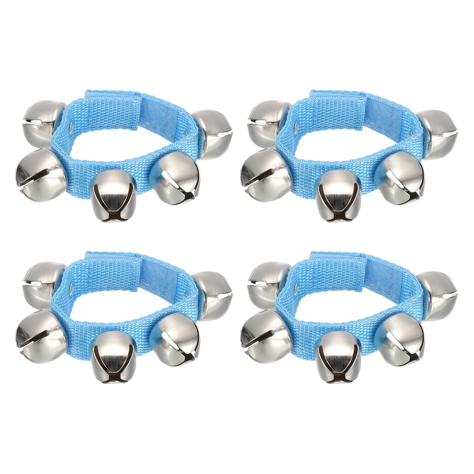 

PATIKIL 4 шт. Наручные колокольчики, Колокольчики, Дядины колокольчики, Ручные колокольчики, Ударные инструменты, Музыкальный ритм-бэнд с 5 серебряными колокольчиками, для дня рождения