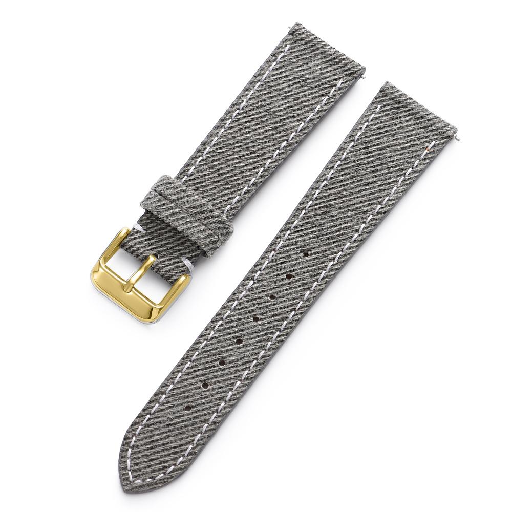 Nylon Leather Watch Band 18mm20mm 22mm Black Gray Brown Canvas Universal Soft Watchband Business for Men Women Watch Accessories