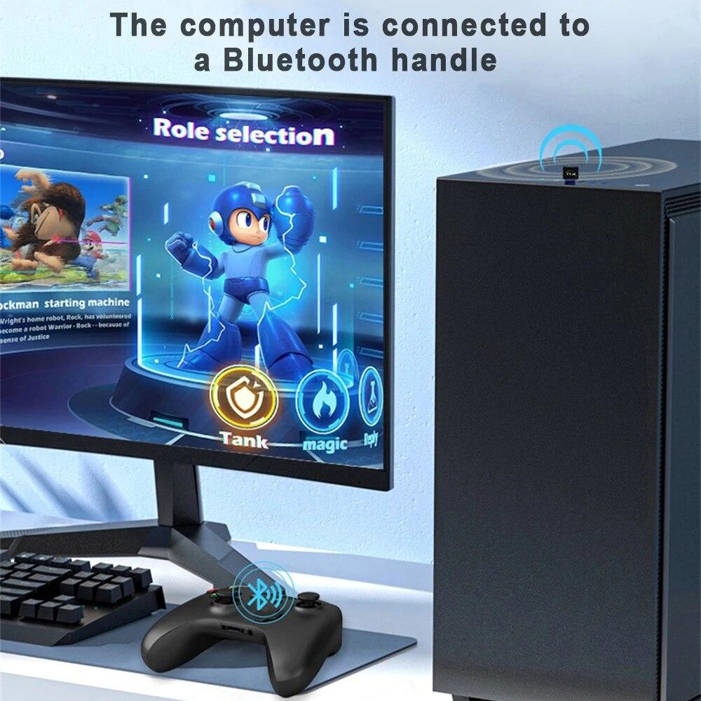 Bluetooth 5.4 Adapter USB Bluetooth 5.3 for PC Dongle Adaptor Wireless Mouse Keyborad Music Audio Receiver USB Transmitter