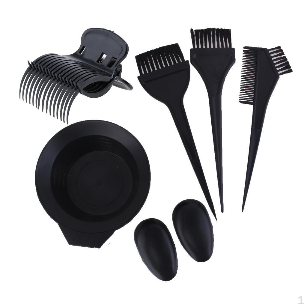 

Салонный набор для окрашивания волос: миска, расческа, кисть, зажимы, инструменты для тонирования волос