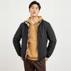 Septwolves Stand-Collar Lambswool Plaid Reversible Jacket for Men
