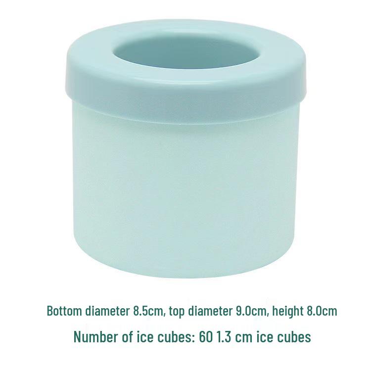 3D Round Ice Cube Mold, Easy Release Food-Grade Silicone, 1.3cm Cubes
