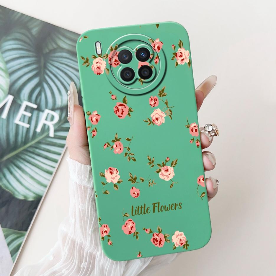 For Huawei Nova 8i Case Honor 50 Lite NTN-L22 Luxury Candy Painted Cover Soft TPU Phone Case For Honor 50 Lite Nova8i Back Cover